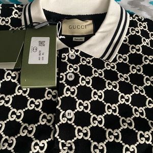Mens Gucci monogram shirt